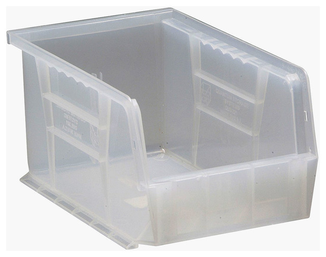 Plastic Storage ClearView Ultra Hang and Stack Bin 91/4" x 6" x 5