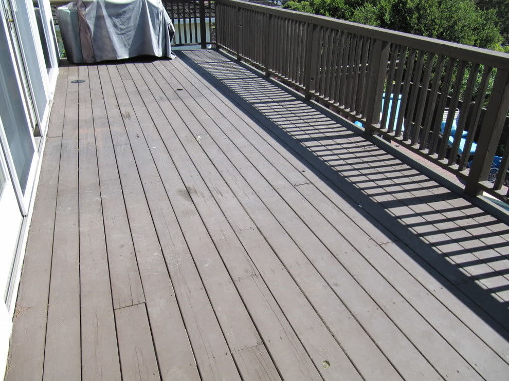 Need help figuring out how to restore a new/old redwood deck