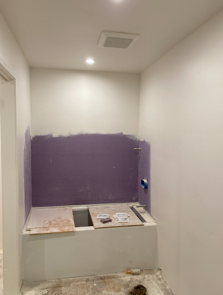 Purple Drywall Bathroom Ceiling Shelly Lighting