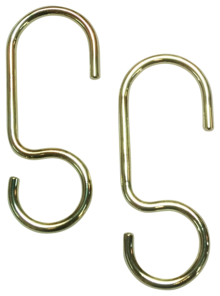 Curtain Rings, Set of 12 Contemporary Shower Curtain Rings by