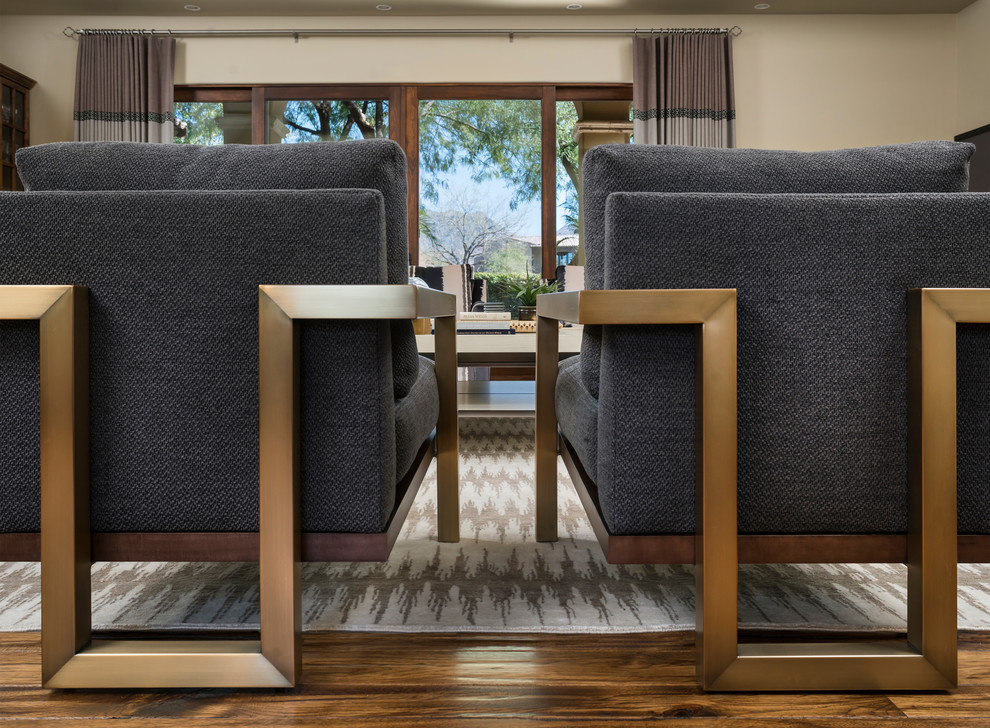 Inspiration for a transitional home design remodel in Phoenix