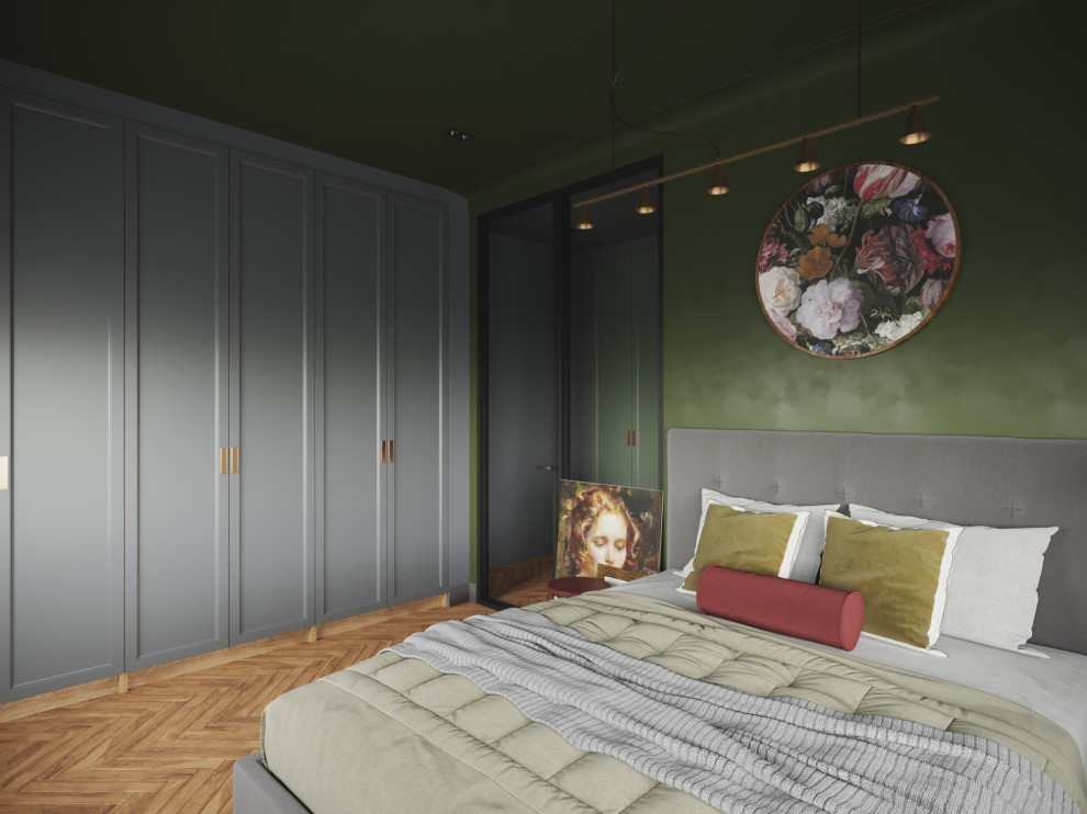 Дизайн проект спальни для искусствоведов