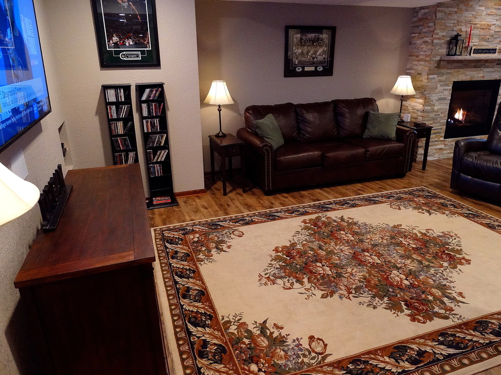 Finished Lower Level in West Bend, WI.