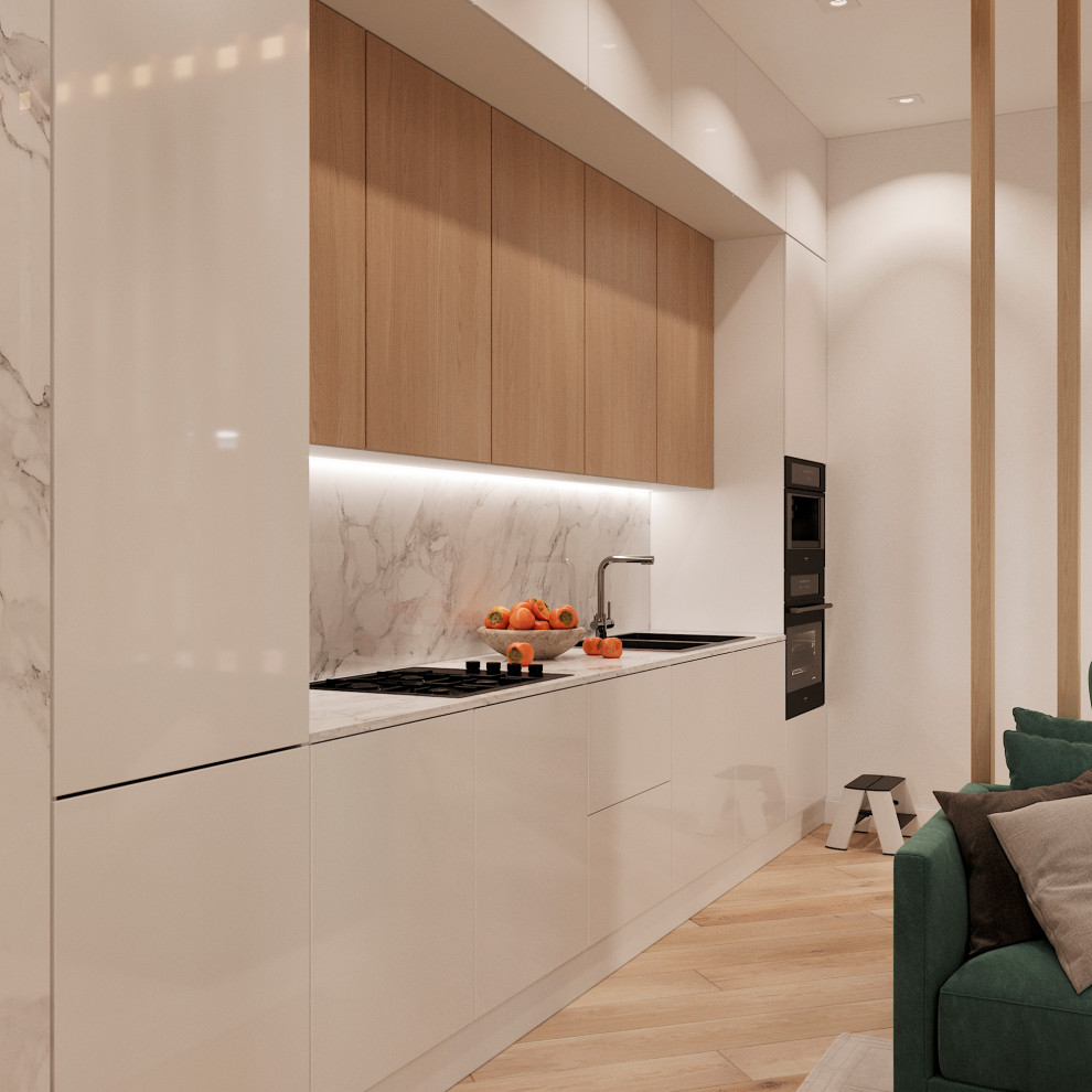 Дизайн-проект квартиры общей площадью - 86 м.кв. в г. Химки, ЖК "Маяк"