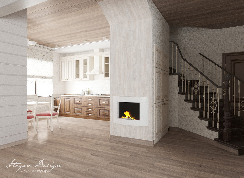 Дом для семьи в стиле современная классика