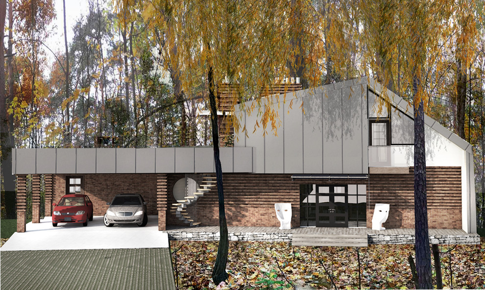 Эскизный проект индивидуального жилого дома в Велегож - парк 2 Тульской области