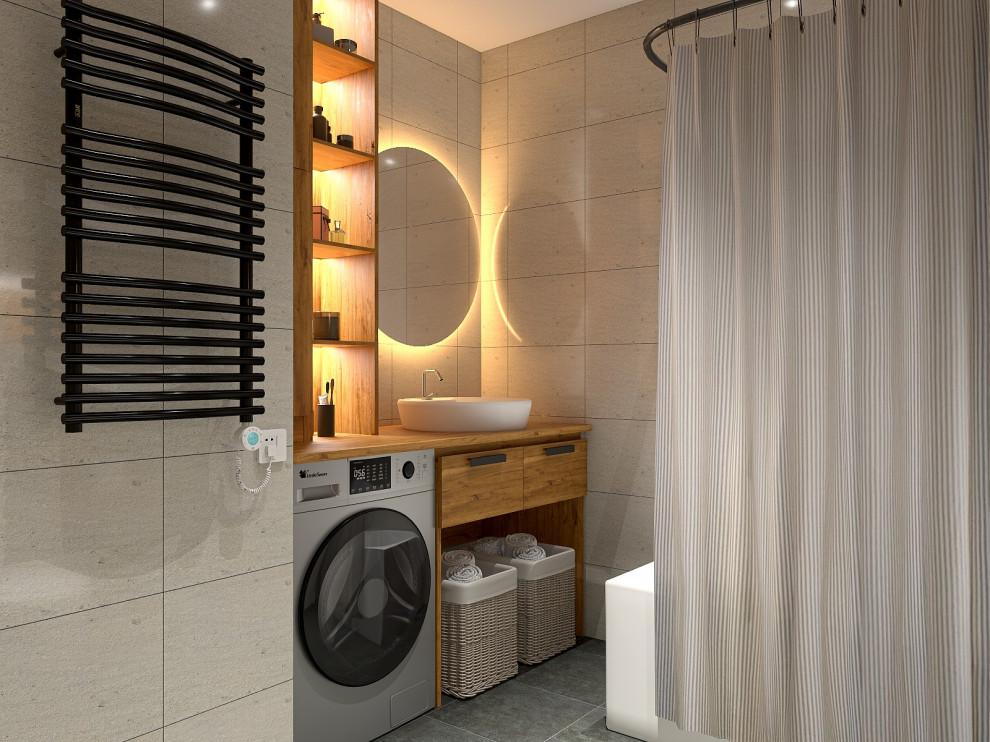 Санузел в ЖК "Юнтолово"