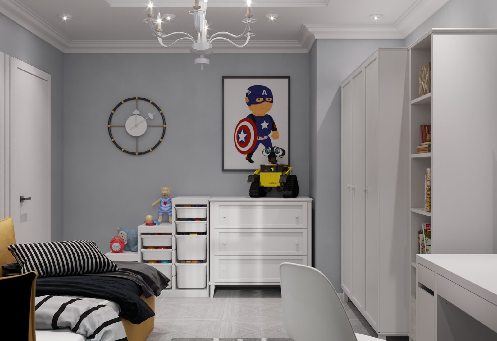 Визуализация квартиры 135 кв ЖК Даудель г.Тюмень