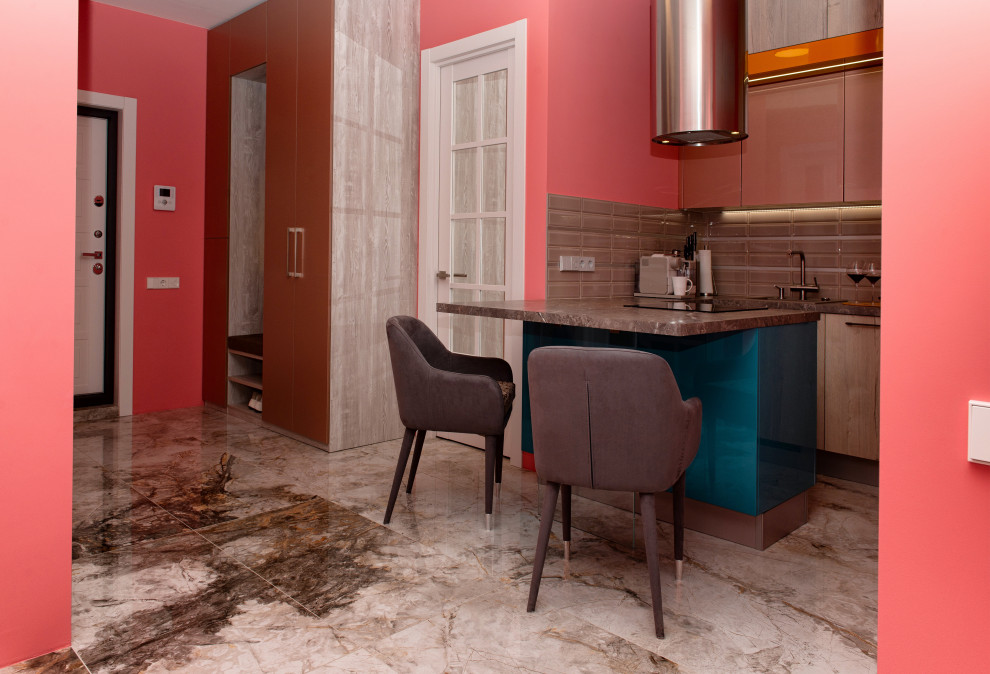 Квартира в цвете «соблазнительный коралл». ЖК «Лайнер»