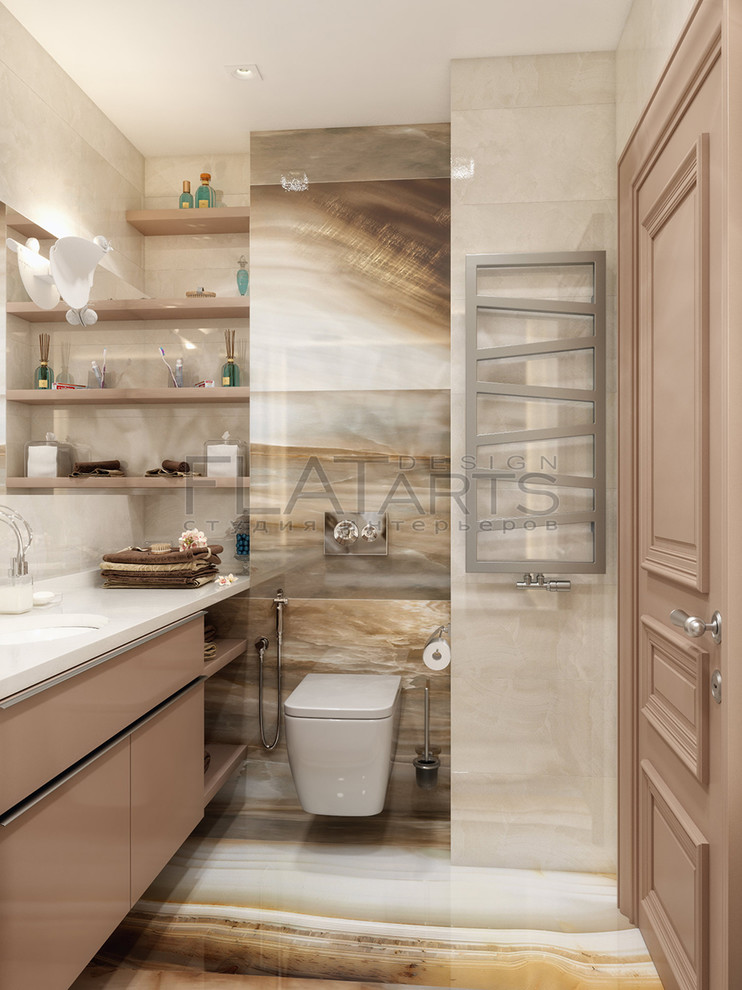 Дизайн 3-ной квартиры 90 кв.м. в стиле эклектика