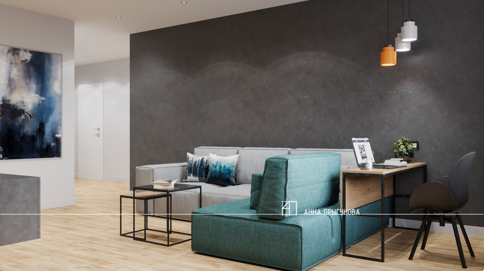 Проект трехкомнатной квартиры г. Екатеринбург