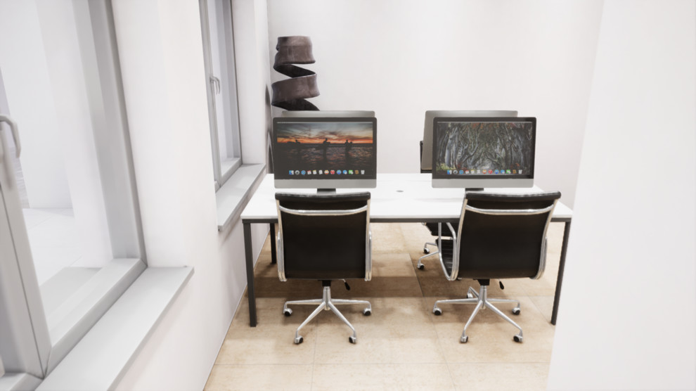 Modernes Arbeitszimmer in Frankfurt am Main