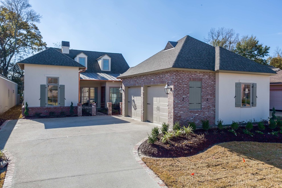 Modern Acadian Home - Transitional - Exterior - New ...