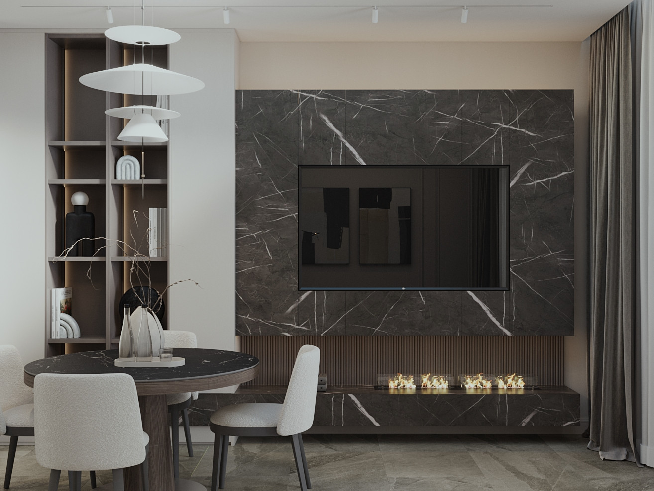 Загородный дом. Дизайн интерьера.