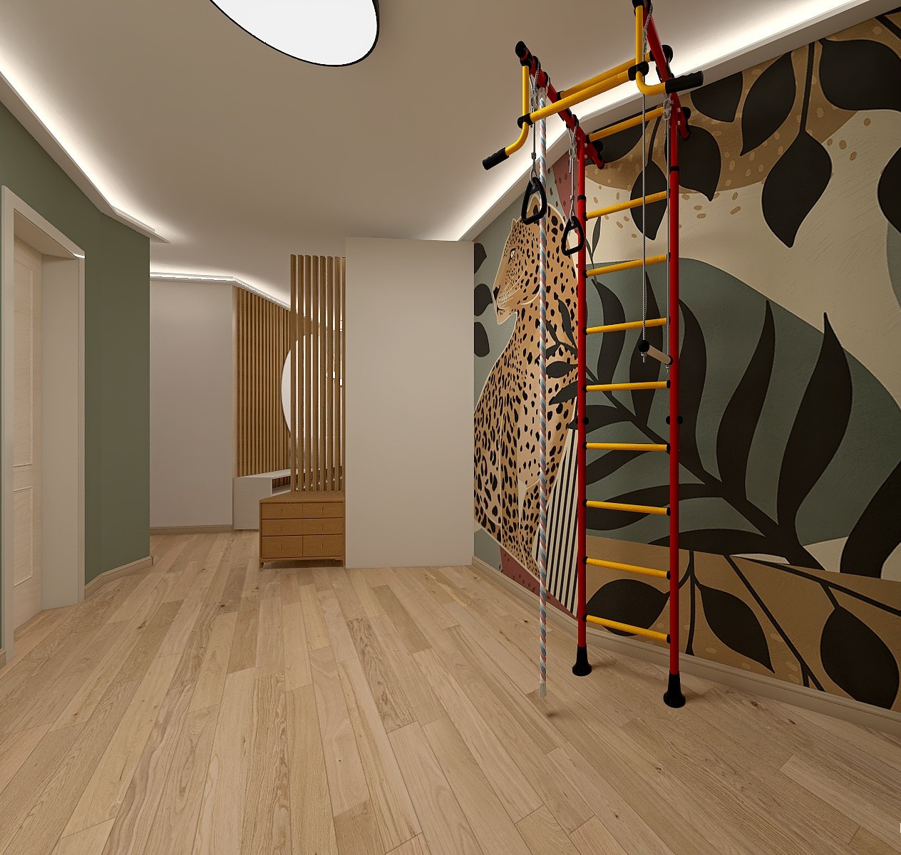 Коридор сложной геометрии