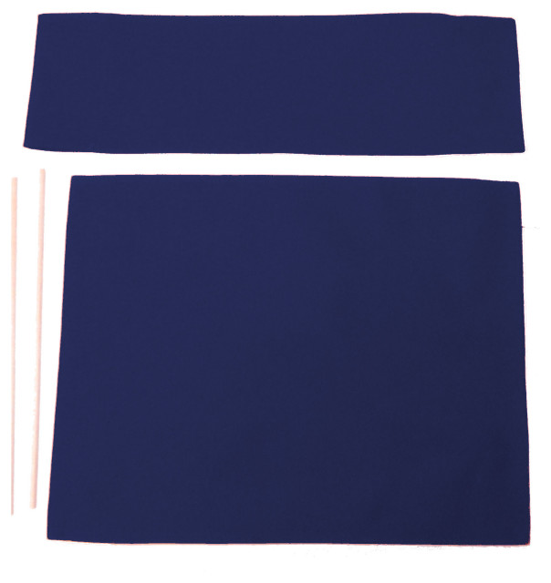 Canvas Director's Chair Replacement Cover Set Only, Round Stick
