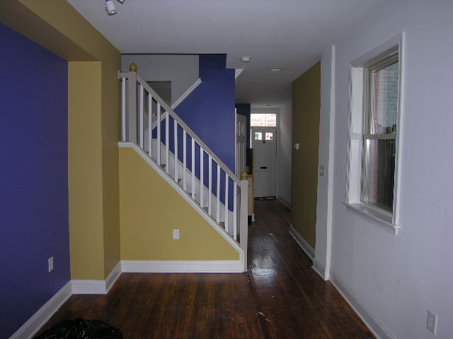 Narrow Rowhouse Renovation Kitchen
