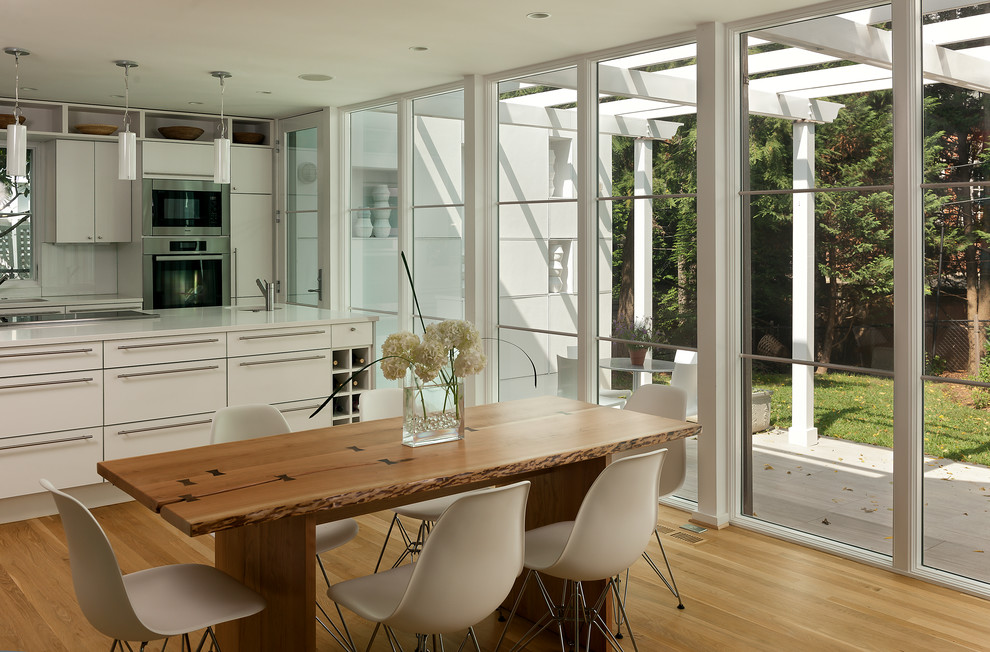 Modern dining room in DC Metro.