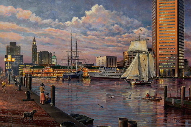 "The Inner Harbor of Baltimore" by Paul McGehee