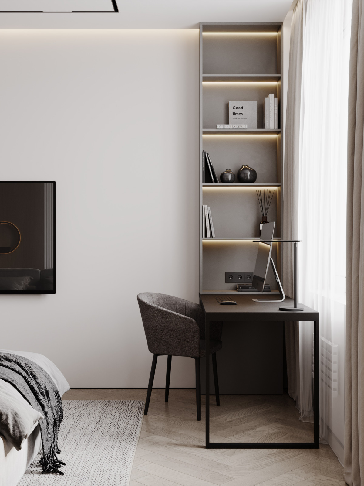 Идеальный современный интерьер в ЖК Homecity