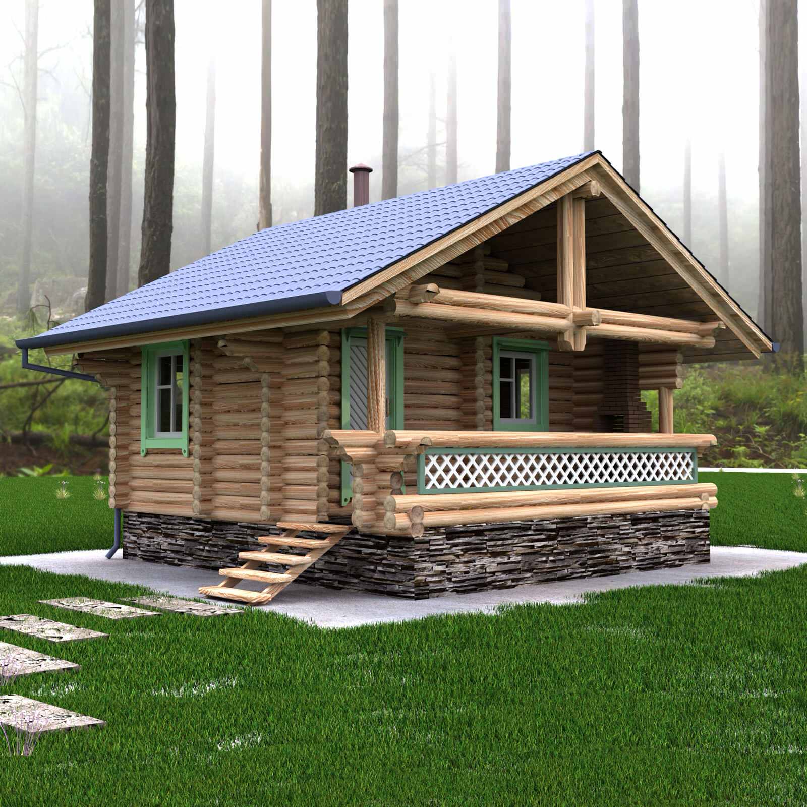 Проект бани в Иркутском районе