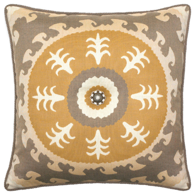 Elaine Smith Jeweled Sedona Sun Pillow Contemporary Outdoor