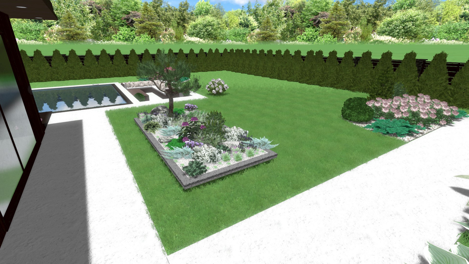 3D ландшафтный проект 1500 руб./сотка + все планы и чертежи