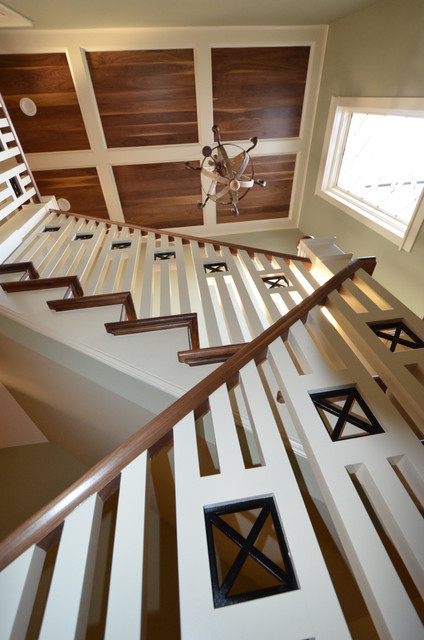 Stairs rustic-balcony