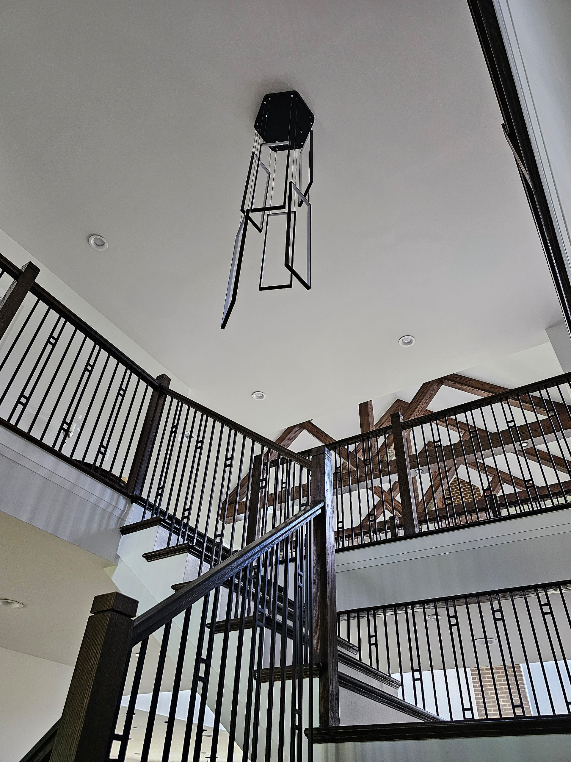 109_Impressive Floating Staircase in Countryside Retreat, Upper Marlboro, MD