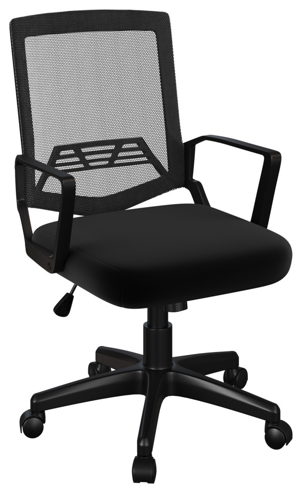 Adjustable Height Computer Chair, Wheels