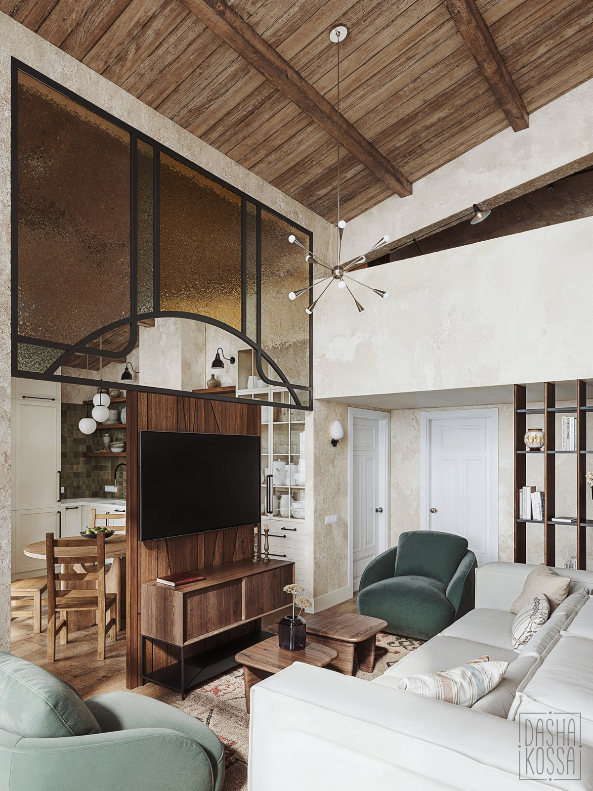 Fairy Wood. Двухуровневая квартира.