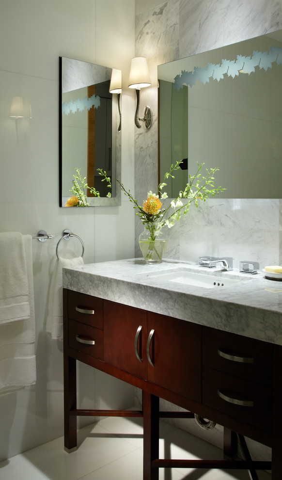 By J Design Group – Powder Room - Miami Interior Designers ...