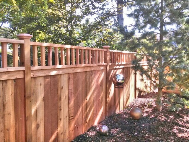 Good Neighbor Cedar Wood Privacy Fence - Traditional - Grand Rapids