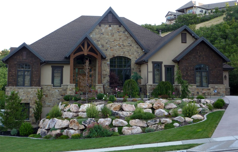 This is an example of a traditional exterior in Salt Lake City.