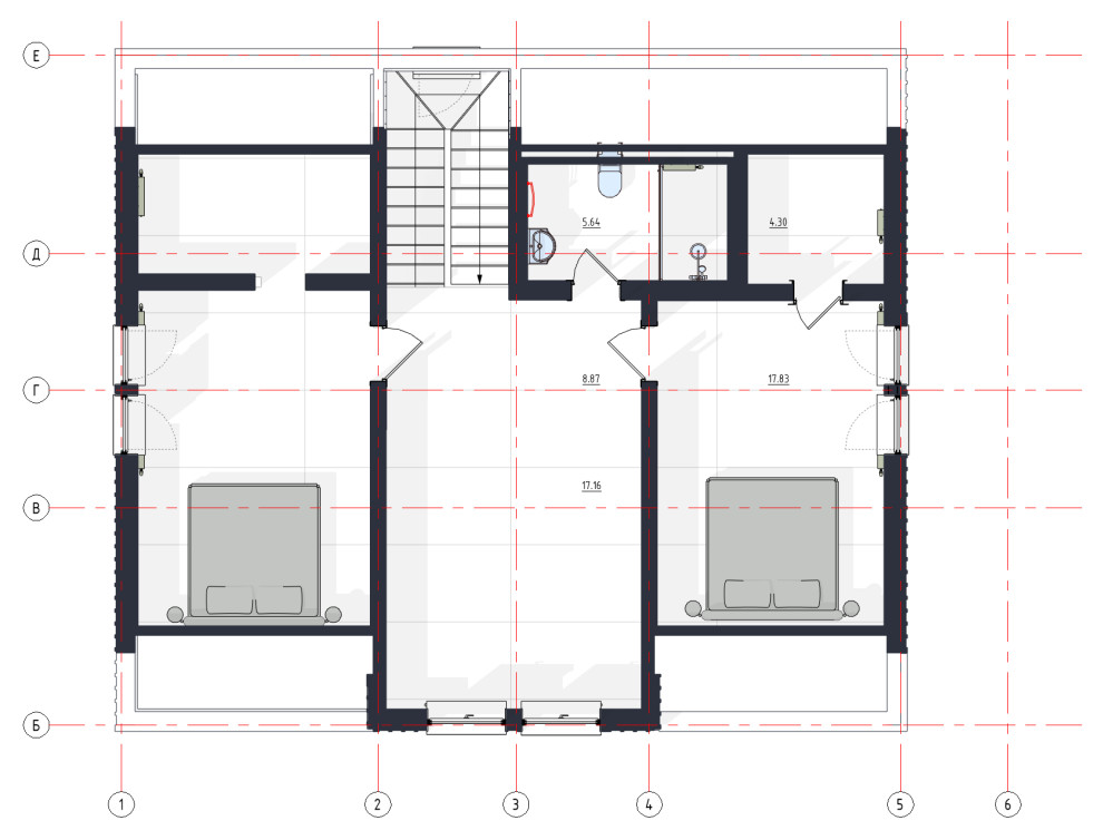 План 2 этажа