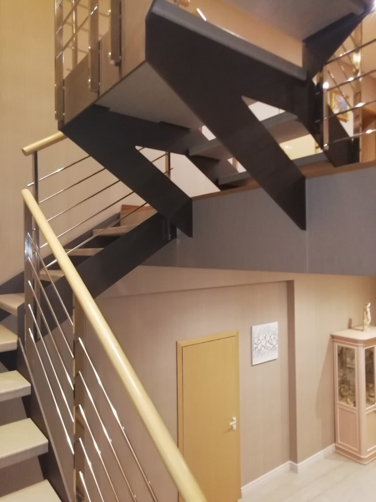 лестница дуб