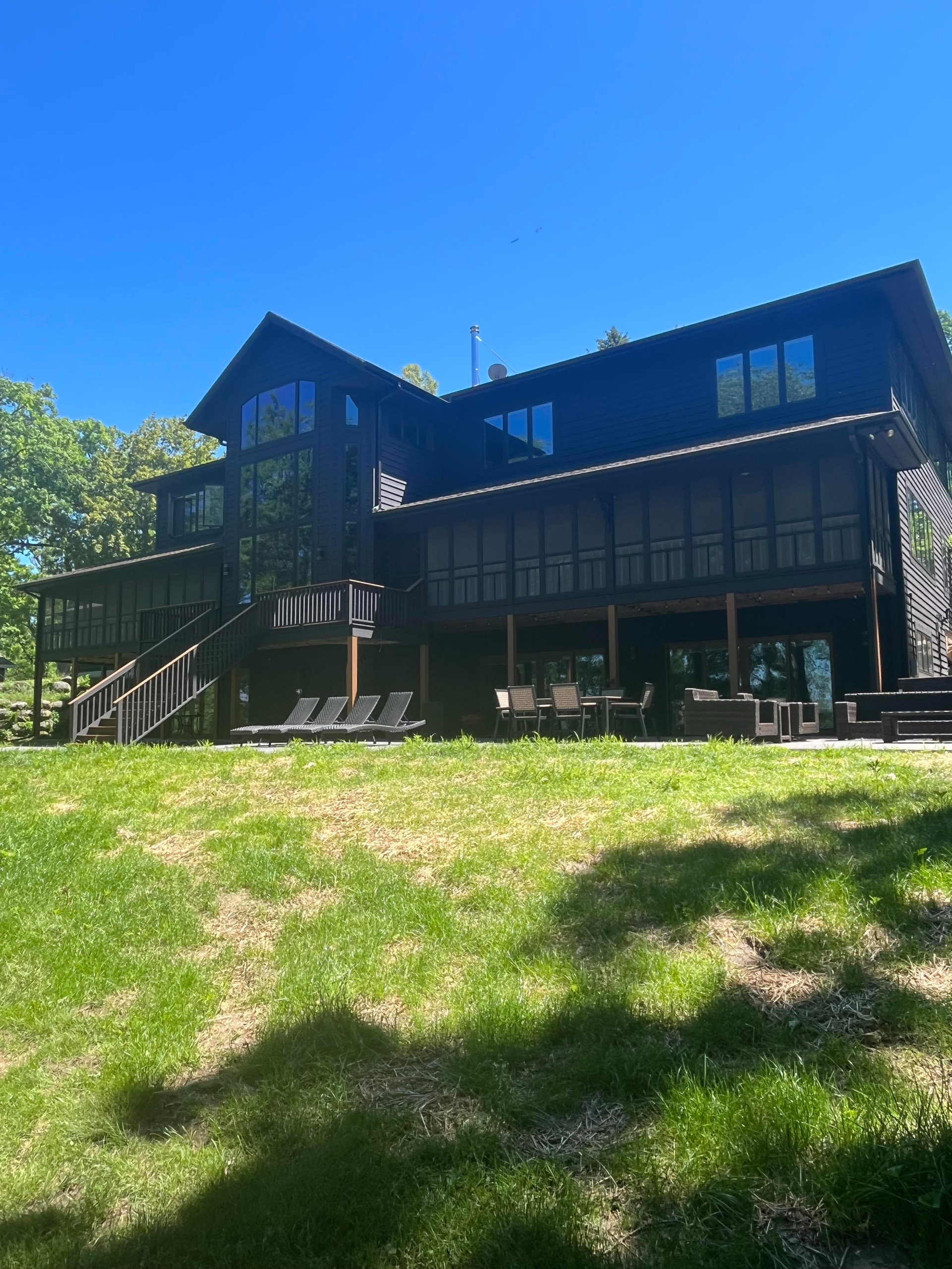 Green Lake Large Black house