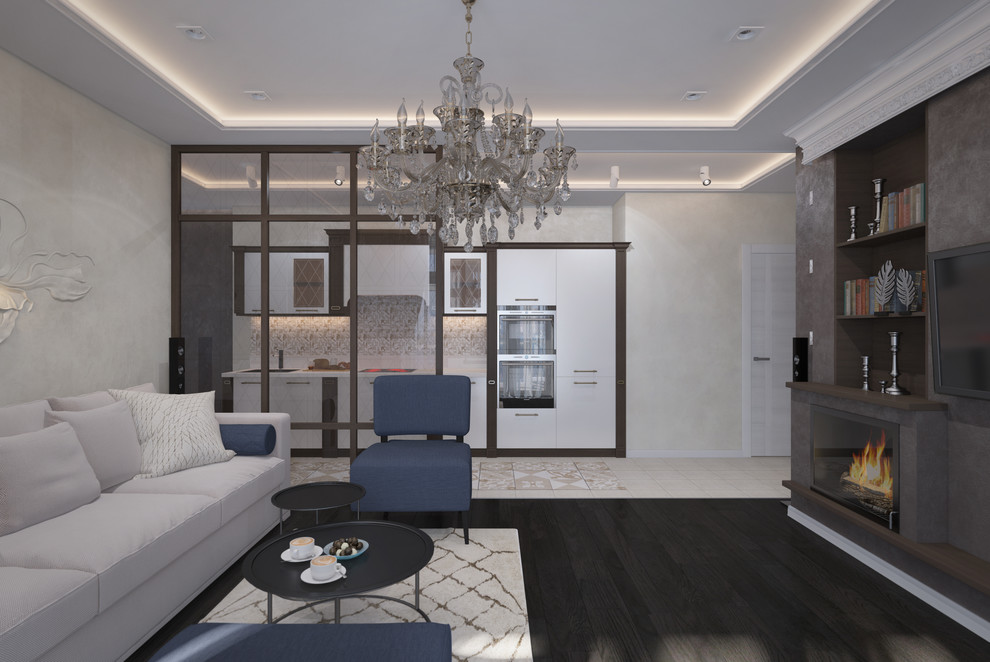 Дизайн проект 2х комнатной квартиры в ЖК Голден кейс