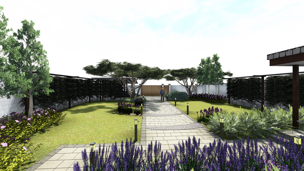 Небольшой сад в современном стиле