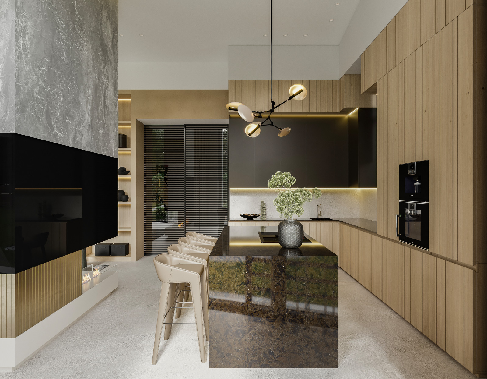 Интерьер дома в Осеченках