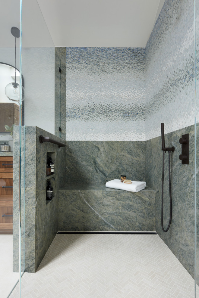 Inspiration for a transitional bathroom remodel in San Francisco