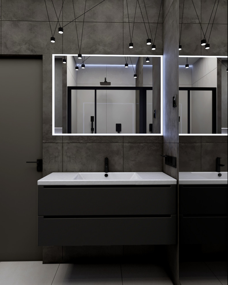 Дизайн квартиры 77 м2 для мужчины-холостяка в Москве в жк Династия!