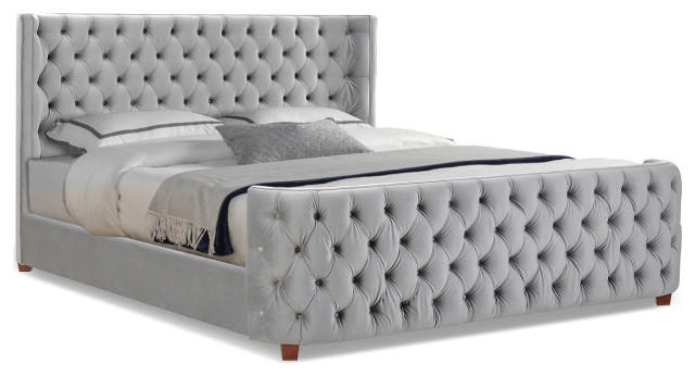 Details about   Queen Metal Bed Frame Platform w/ Upholstered Headboard Bedroom Furniture Khaki