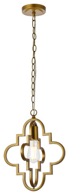 Sophie 1-Light Pendant, Brass