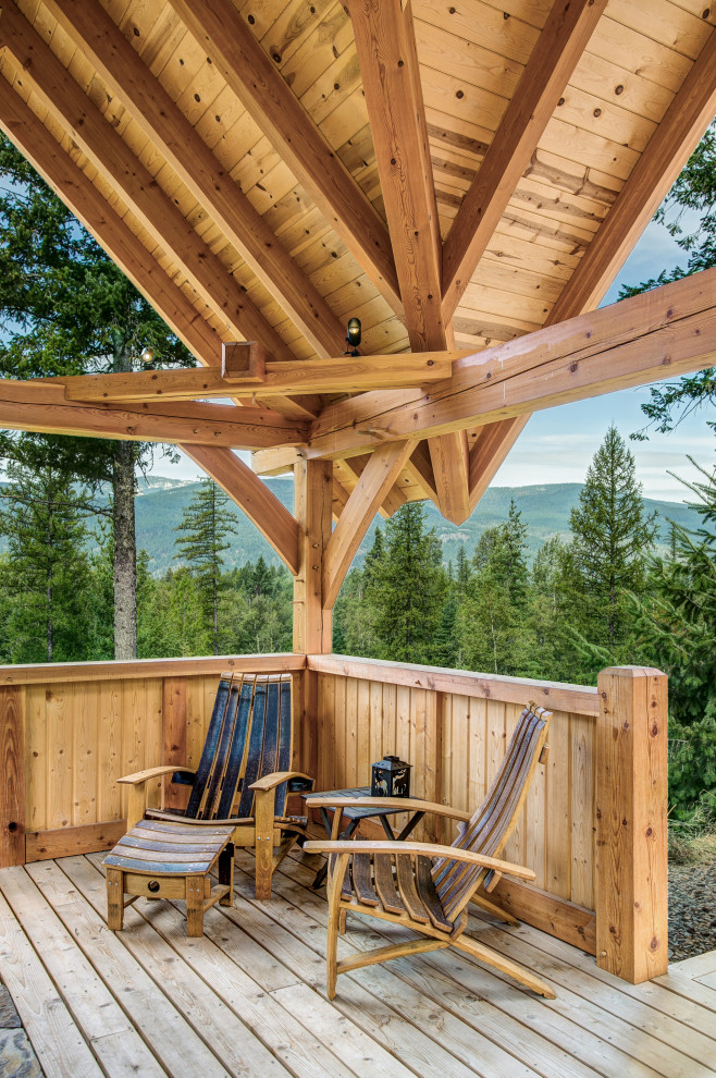 Deck - rustic deck idea
