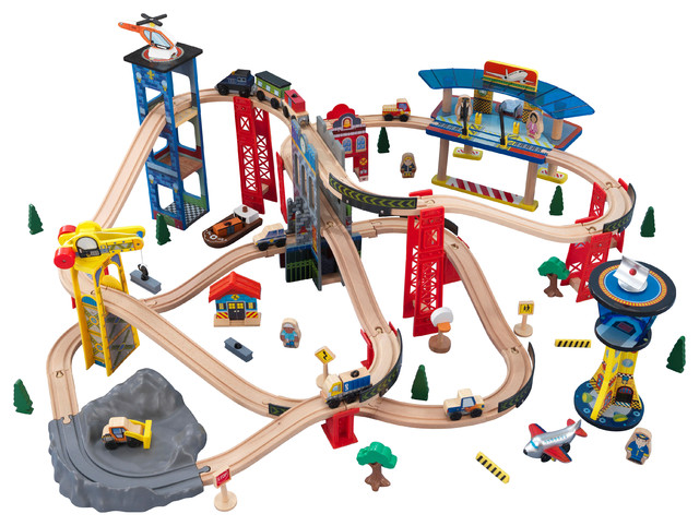 Super Highway Train Set Only Contemporary Kids Toys And Super Highway Train Set Only