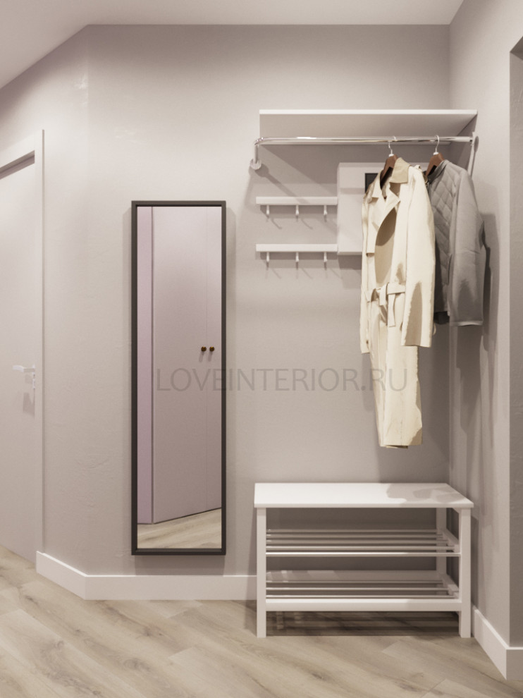 Квартира-студия для молодой девушки