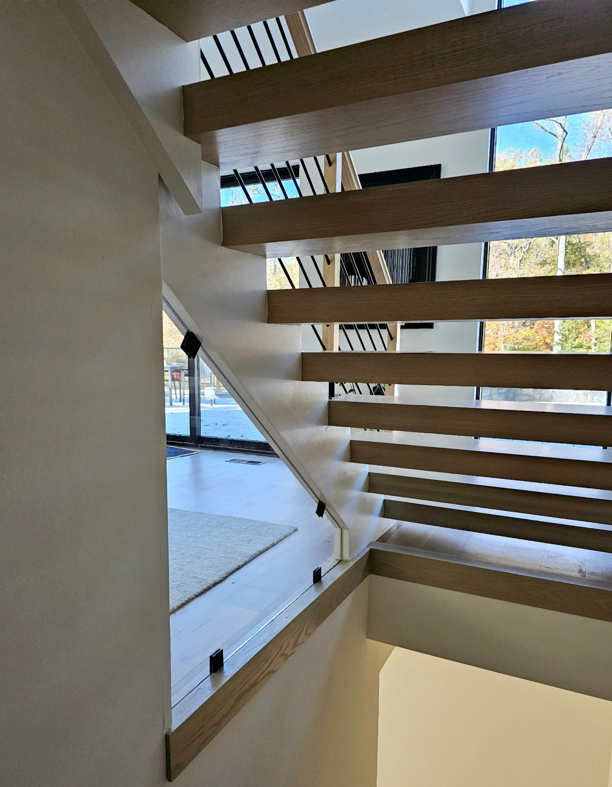 111_Open-Rise Stair with a Stunning Pool View, Great Falls, VA 22066