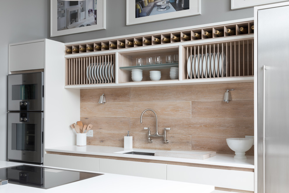 Inspiration for a scandinavian kitchen in London.