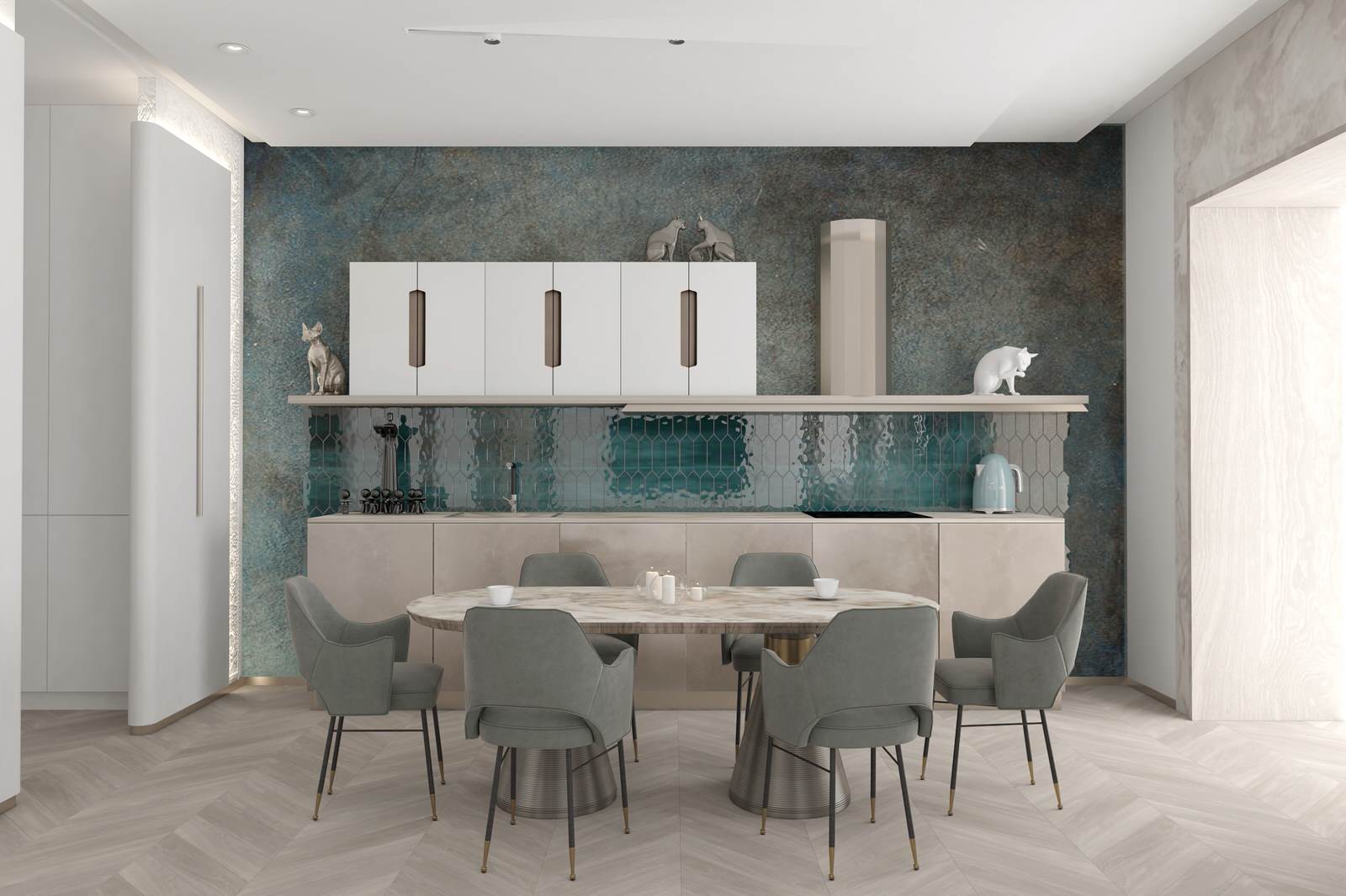 Зелёный вольфрамовый кот